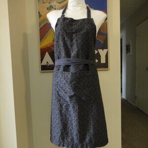 Le Jacquard Francais Apron 35” X  34” Primrose Bordier Gray Cotton France